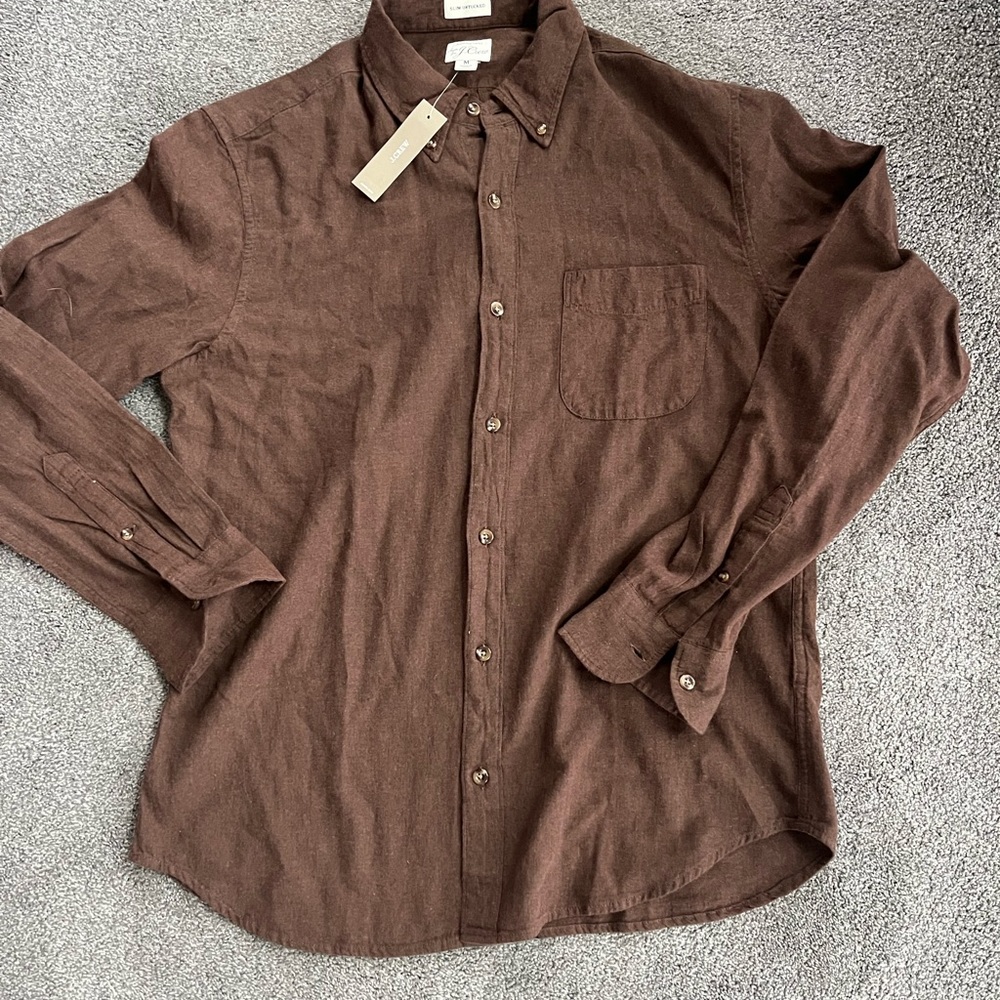 New w tags jcrew long sleeve button up
